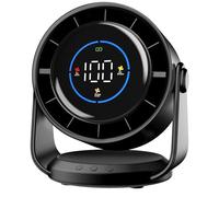 Ventilatore da Tavolo Silenzioso, Potente e Regolabile Display LED 100 velocità Ventilatore da parete Lnclinazione Variabile a 105° Raffreddamento silenzioso Per Camera, Soggiorno, Cucina, Viaggiare