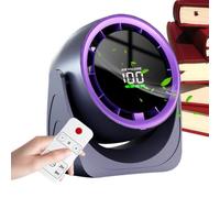 Ventilatore da tavolo telecomandato, Circolatore d'aria compatto e potente | Ventilatore da tavolo senza fili, con display digitale e telecomando, compatto, silenzioso, per la casa