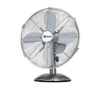 Termozeta Ventilatore da tavolo Manchester TZMA01 – 4 pale in acciaio, 3 velocità, oscillante