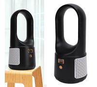 Ventilatore da tavolo USB senza lama Ventilatore con display a LED a 6 fasi Ventilatore a torre portatile per ufficio o soggiorno