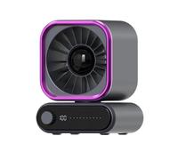 Ventilatore da tavolo USB - Ventilatore da tavolo portatile e automatico, ricaricabile, in ABS PC, 4000 mAh, tipo C, per casa, camera da , appartamento, hotel, brezza silenziosa, pronto per i