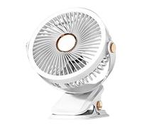 Ventilatore da tavolo - ventilatore da tavolo con flusso d'aria solido | Ventilatore da tavolo senza fili di luce di tipo C | Dispositivo di raffreddamento portatile Camera da letto scuola Garden da