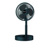 Ventilatore da tavolo - Ventilatore da tavolo ricaricabile tramite USB | Ventilatore da tavolo pieghevole | Dispositivo telescopico da tavolo elettrico | Facile da riporre per uso in viaggio |