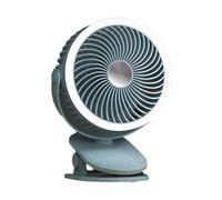 Ventilatore Da Tavolo Ventola Con Clip For Letto Ventilatori Alimentati Da Tavolo For Campeggio Domestico 3 Velocità Ruota 720 ° Ventola USB Forte Flusso D'aria Silenzioso(Blue)
