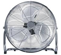 Melchioni Family Ventilatore da terra 4MF 2218IN, Stile industriale, 3 Pale in metallo, 45 cm di diametro, 3 Velocità, Griglia di Protezione, 90 W di potenza, 118620047