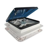 Ventilatore da tetto per camper, roulotte, lucernario, 28 x 28 cm | Ventola di ventilazione per camper e camper, soluzione efficiente di scarico e flusso d'aria per prese d'aria sul tetto in