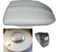 Ventilatore Da Tetto Per Furgone Con Motore A Basso Profilo, LED Bianco