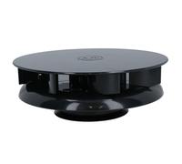 Ventilatore da tetto rotativo a basso profilo nero per rimorchi camper furgoni