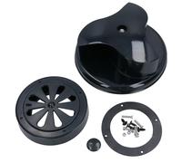 Ventilatore da tetto rotativo a vento con profilo classico nero per rimorchi ...