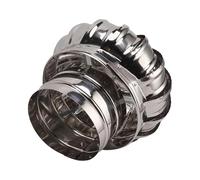 Ventilatore Da Tetto Turbina Whirly Tappo Rotondo, Turbine Eoliche Ventilatore Per Sfiato Aria Da Soffitta, Comignolo Girevole In Acciaio Inossidabile(75mm/2.95in)