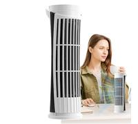 Ventilatore Da Torre | Souler Ad Aria USB Ricaricabile - Torre A LED Senza Lama Per Camera Da Letto Ufficio Combina Un Percorso Di Flusso D'aria Ottimizzato Con La Tecnologia Di Foglio