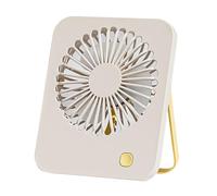 Ventilatore da ufficio, ventilatore ad aria compatto inclinabile a 180°, ventilatore USB silenzioso con maniglia per palestra, spiaggia, , viaggio, ufficio ed esterno