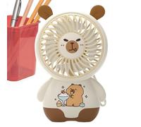 Ventilatore da viaggio, dispositivo di raffreddamento leggero a basso rumore, alimentato a batteria, per viaggi all'aperto, auto, spiaggia, pendolari, scrivania, ufficio, lavoro, bambini, adulti e