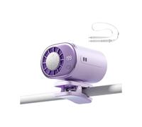 Ventilatore da Vita Portatile con Clip di Sicurezza, Ventilatore Condizionatore con Display A LED per Casa, Viaggi, Campeggio, Ventilatori di