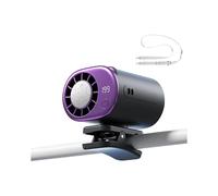 Ventilatore da Vita Portatile con Clip di Sicurezza, Ventilatore Condizionatore con Display A LED per Casa, Viaggi, Campeggio, Ventilatori