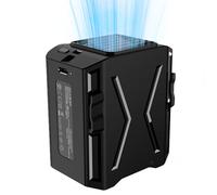 Ventilatore da Vita,Raffreddatore Personale Portatile 3 Velocità Mani Libere,Flusso d'Aria Forte 8000mAh Clip Personale per Camicia | Per Lavoratori Esterno Giardino Fattoria Campeggio Escursionismo C