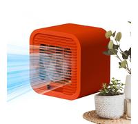 Ventilatore d'aria portatile a 3 velocità desktop | Ventilatore ricaricabile a vento freddo per casa, camera da letto, ufficio, dormitorio, lavoro, viaggi, campeggio, estate