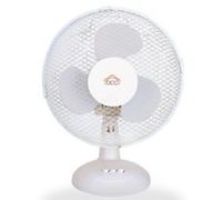 Ventilatore DCG Eltronic VE9025 Bianco 25 cm 35 W da pavimento