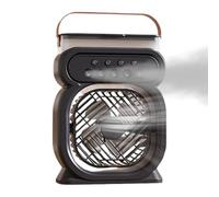 Ventilatore De Brume Portable | Éventail De Brume D'eau Bureau De Brumeux De Brume De Brume Plus Refroidisseur D'air - Appareil De Refroidissement Réglable 7 Couleurs Lumière 450 ml