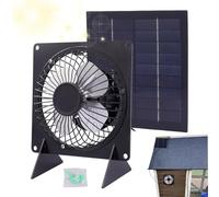 Ventilatore del pannello solare - dispositivo di raffreddamento dello scarico della soffitta, ventola alimentata dal tetto | Soluzione di flusso d'aria di raffreddamento sostenibile per serra del gall