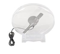 Ventilatore dell'ologramma 3D, proiettore WiFi a occhio nudo Display 3D 1080x160 80pcs LED Beads 3D ologramma proiettore pubblicitario, display pubblicitario proiettore ologramma 3D per bar, negozio