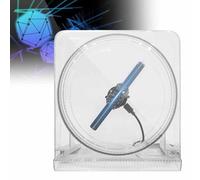 Ventilatore Dell'ologramma Del LED Di 15cm, Luci Olografiche Pieghevoli Di Pubblicità Dell'immagine/video Dell'esposizione Di 90° Con Il Treppiede Fisso, Angolo Di Visione Di 170° Per Il Partito Del
