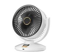 Ventilatore di circolazione - Digital Display Desktop circolare, fan USB silenzioso potente ricaricabile | Ventilazione intelligente 'aria per camera da letto, perfetta per il posto di lavoro, un