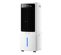 Ventilatore di Condizionamento Portatile, 12L Raffrescatore d'Aria Evaporativo con Telecomando, Timer 12H, 3 Velocità, Flusso d'Aria ad Ampio Angolo e Ruote Mobili, per Casa e Ufficio
