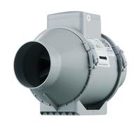 Ventilatore Di Estrazione Con Timer E Ventola Di Tubo 100 Mm 245 M3/H [EEK: Non valutato]