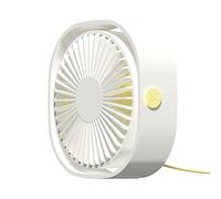 Ventilatore di raffreddamento ad aria elettrico multifunzione per elettrodomestici Ventilatore da tavolo portatile ricaricabile USB per ufficio camera da letto Viaggio Tre velocità Mini-condizionatore
