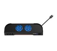 Ventilatore di Raffreddamento con Illuminazione RGB - Base di Raffreddamento Multifunzione Portatile per Switch 2 | Ventole Regolabili a 3 Velocità | Dock di Ricarica PD | Protezione Integrata