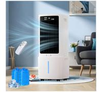 Ventilatore Di Raffreddamento Evaporativo Portatile Da 12l con Telecomando, 3 Modalità, Timer 12h, Condizionatori Mobili per Stanza, Camera Da Letto, Spazio Ufficio