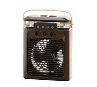 Ventilatore di Raffreddamento for Condizionatore Portatile, Silenzioso con 3 velocità, Ventilatore di Raffreddamento Evaporativo Personale con 3 Nebbie, 7 Luci Notturne, Timer 3H, Piccolo Condizionato