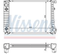 Ventilatore di Raffreddamento Motore Auto Nissens per BMW 3er Cabriolet