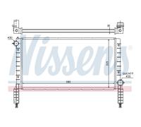 Ventilatore di Raffreddamento Motore Auto Nissens per Fiat Doblo 119