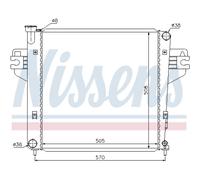 Ventilatore di Raffreddamento Motore Auto Nissens per Jeep Cherokee