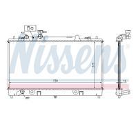 Ventilatore di Raffreddamento Motore Auto Nissens per Mazda 6 Stazione Wagon Gy