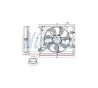Ventilatore Di Raffreddamento Motore Per Renault Megane IV Talisman