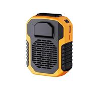 Ventilatore di Raffreddamento, Ventilatore A Vita Portatile 6000mAh USB IVentilatore A Ricaricabile Con Ventola A 3 Marce Per Campeggio All'aperto Forte Vento(Yellow)