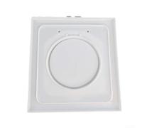 Ventilatore di scarico bianco della porta della cucina della cappa | Sindone, riduzione efficiente del fumo, flusso d'aria silenzioso, installazione, 17,8 x 19 x 2 cm