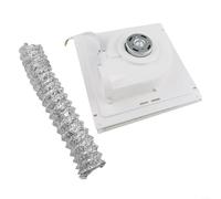 Ventilatore di scarico con luci a LED, progettato per un'efficace circolazione dell'aria e rimozione dell'umidità nei bagni