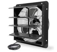 Ventilatore di scarico con serranda da 18 pollici, montaggio a parete, alta velocità 2500 CFM, ventilatore di ventilazione,Resistenza