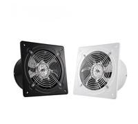 Ventilatore di scarico da 4/6 pollici, ventilatore da soffitto for cucina e bagno, silenzioso, anticorrosione, ad alta velocità,Resistenza(White,4 Inch)