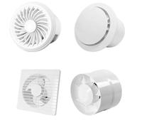 Ventilatore di scarico da 4''6'', ventilatore a condotto con velocità regolabile, for finestra della cucina, for la pulizia dell'aria, for tubo soffitta(4 inch switch)