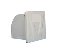 Ventilatore di scarico da cucina, estrattore di fumo di olio per finestra da 25,4 cm, potente e silenzioso, per bagno e cucina, completamente in metallo, estrattore d'aria per bagno (B)