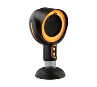 Ventilatore di scarico da cucina USB leggero con coppa dell'olio regolabile per un facile utilizzo in barbecue interni e campeggio (nero oro)