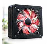 Ventilatore di scarico estrattore con ventilazione a basso rumore | Funzionamento semplice tramite interruttore di alimentazione, ricambio rapido dell'aria(350mm)