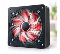 Ventilatore di scarico estrattore con ventilazione a basso rumore | Funzionamento semplice tramite interruttore di alimentazione, ricambio rapido dell'aria(300mm)