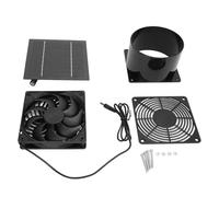Ventilatore di scarico flangiato ad energia solare Ventilatore solare da condotto da 5 W Ventilatore da pannello solare da 5 V per capannone per polli a effetto serra IP65
