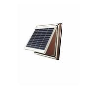 Ventilatore di scarico per camper, 68cfm Ventilatore Da Parete Solare 2.5W Diametro Del Condotto Dell'aria In Acciaio Inossidabile 120mm Il For Capannone Ha Bisogno Di Una Forte Luce For Funzionare